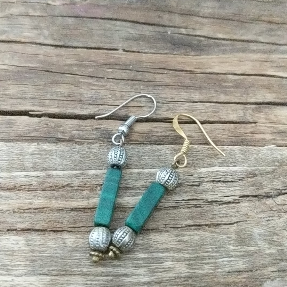 Earthbound Malachite earrings